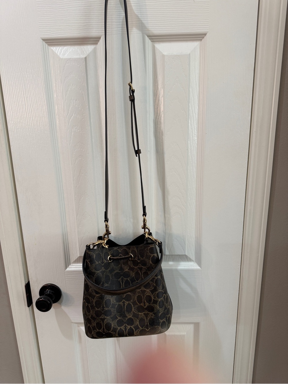 Coach Rowan Bucket Bag Signature Drawstring Bucket Crossbody NWOT - Picture 10 of 14